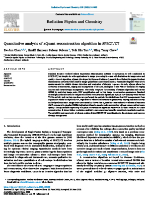 Quantitative analysis of xQuant reconstruction algorithm in SPECT/CT